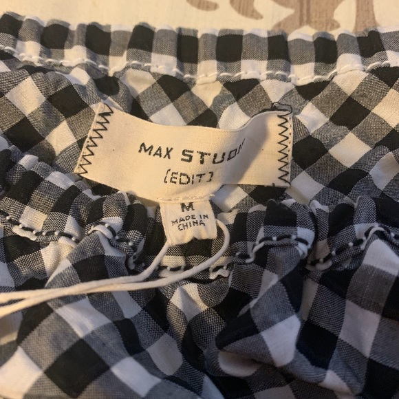 NWT Max Studio- Edit black and white gingham dress - Picture 4 of 7